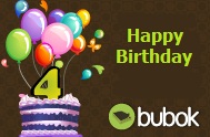 Happy 4th Anniversary! – Bubok Celebrates Birthday