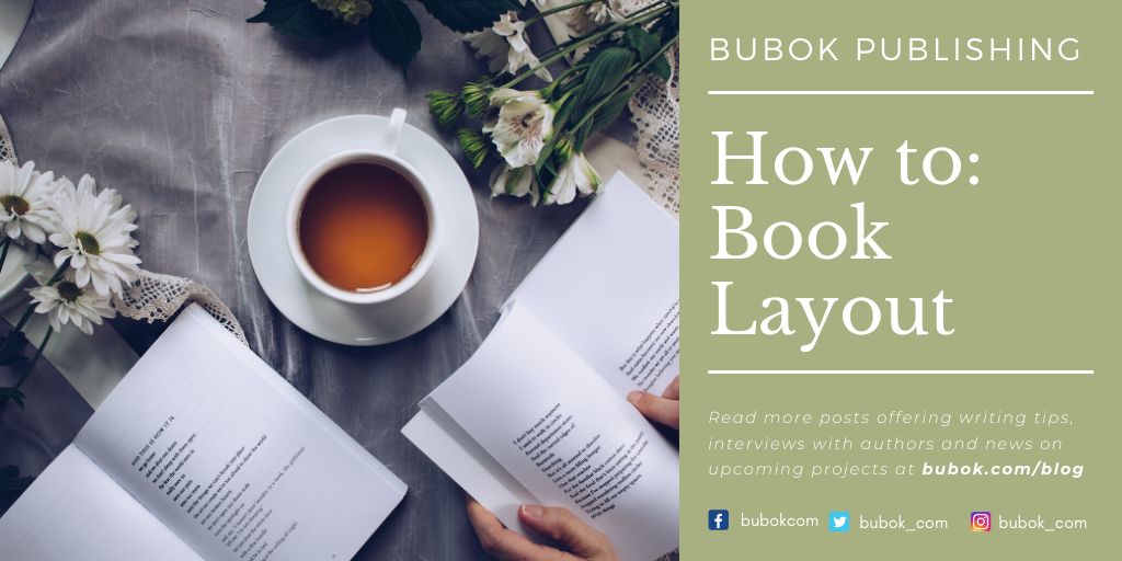 Header reading: "Bubok publishing: How to: Book Layout"