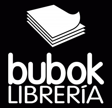 Bookstore logo in negative