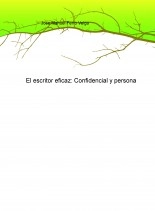 Book El escritor eficaz: Confidencial y persona, author Jose Manuel Ferro Veiga Book El escritor eficaz: Confidencial y persona, author Jose Manuel Ferro Veiga